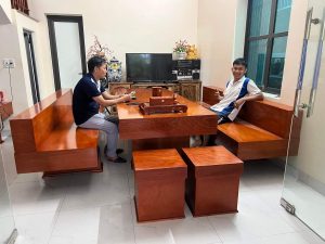 Bàn ghế k3 tựa 5 món hương đá đóng hộp